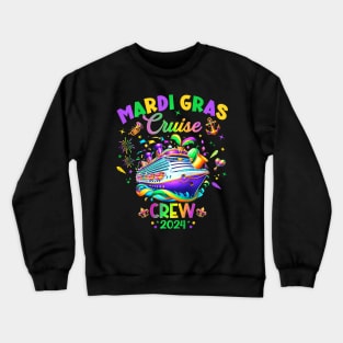 Mardi Gras Cruise 2024 Ship Family Matching Trip New Crewneck Sweatshirt